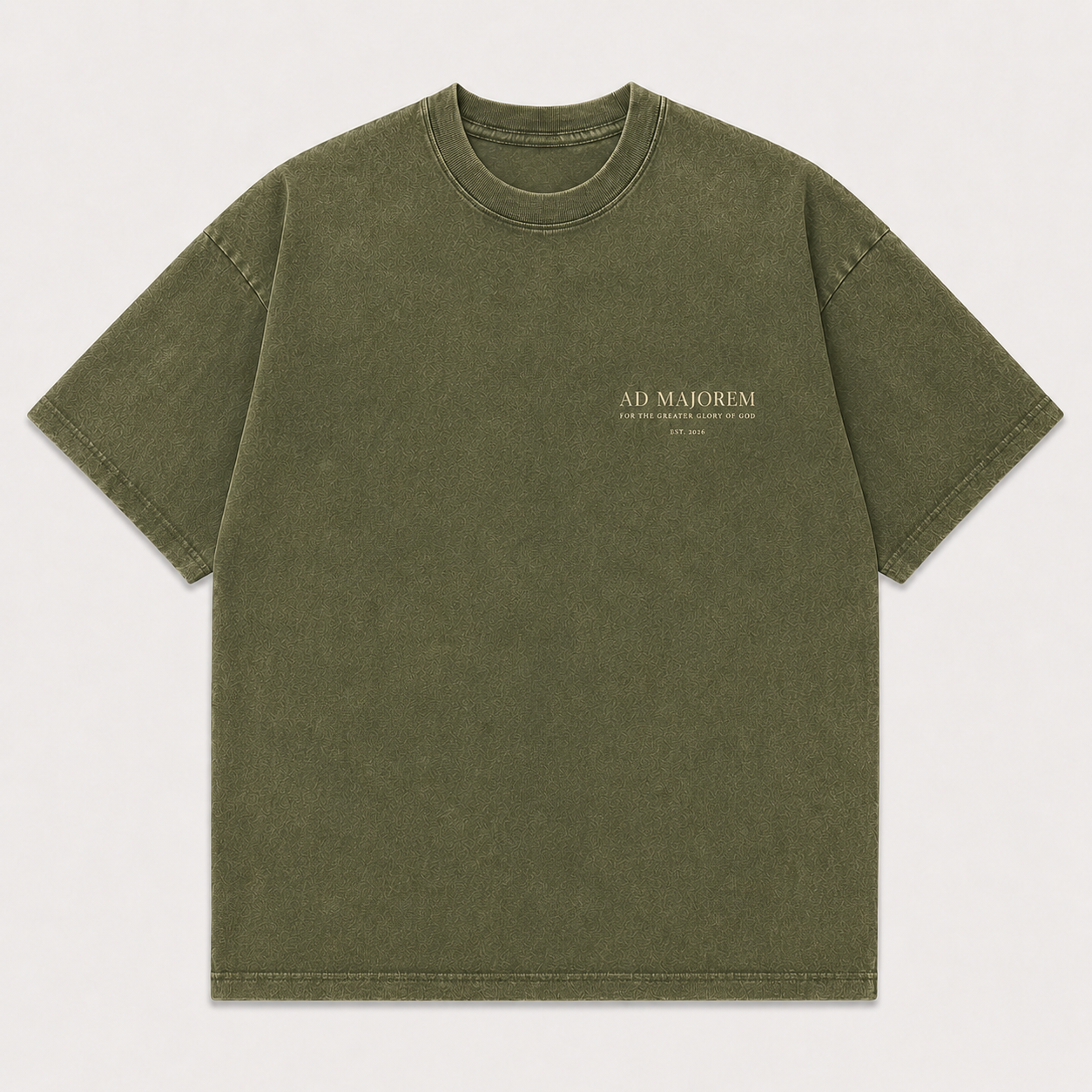 Green Ad Majorem – For the Greater Glory of God T-Shirt