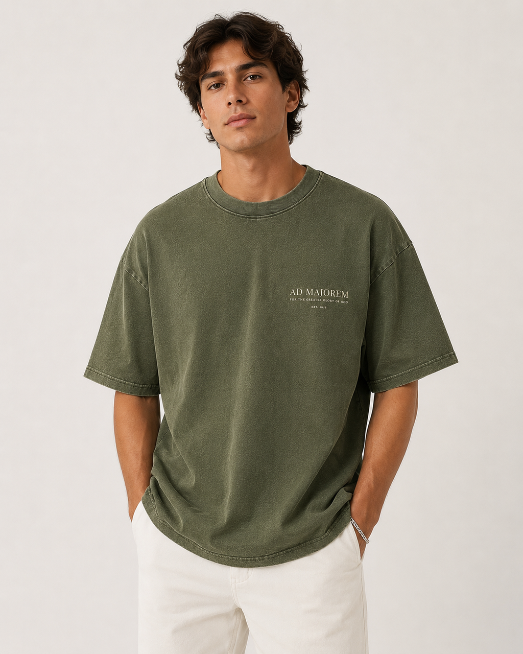 Green Ad Majorem – For the Greater Glory of God T-Shirt