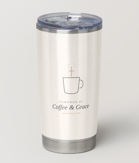 Powered by Coffee & Grace Tumbler