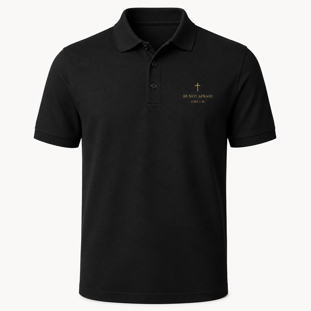 Be Not Afraid Embroidered Polo – Luke 1:30